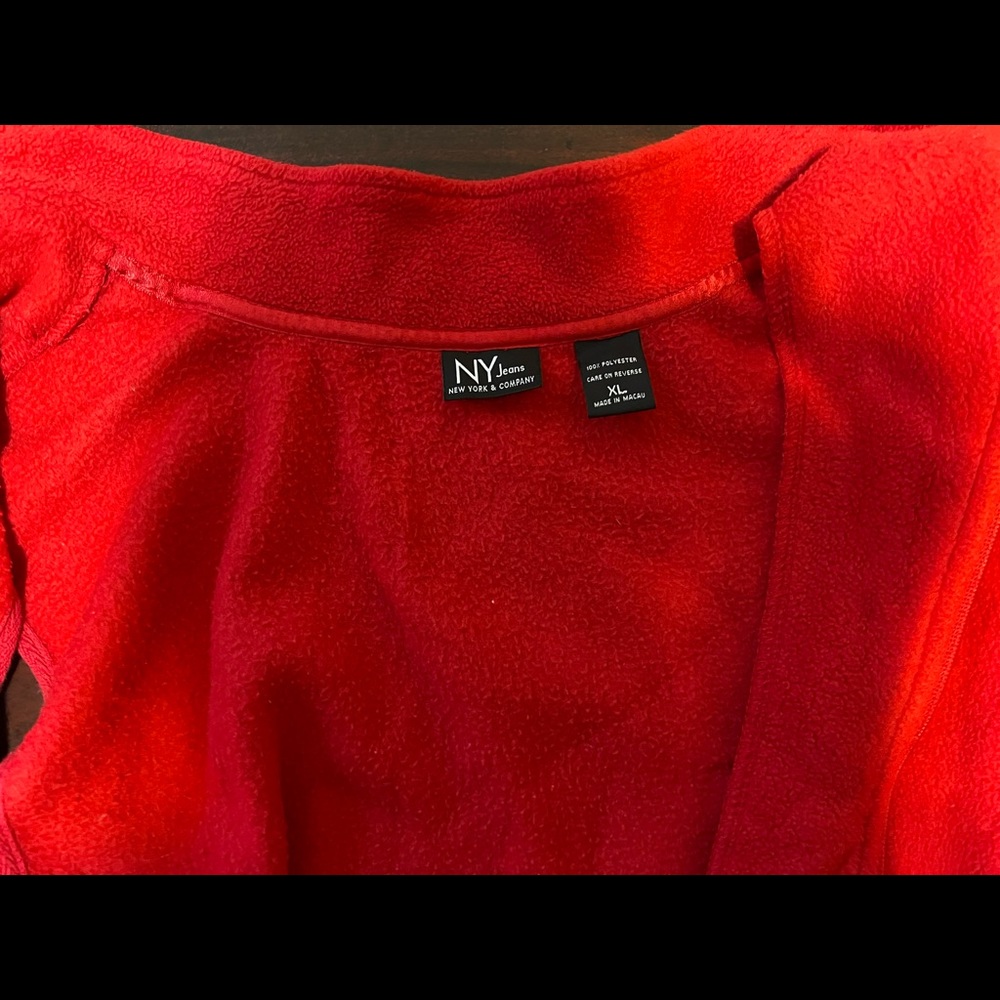 Red vest from NY jeans